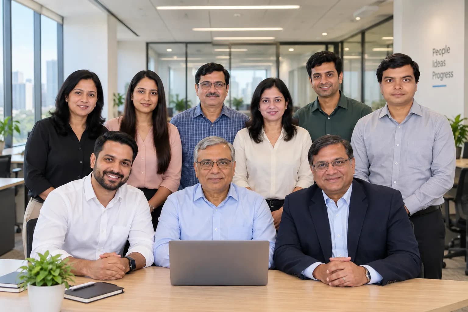 The partners and team of R. Vender Gupta & Associates at the office